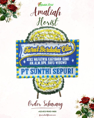 Papan Bunga Duka di Risei Sayati